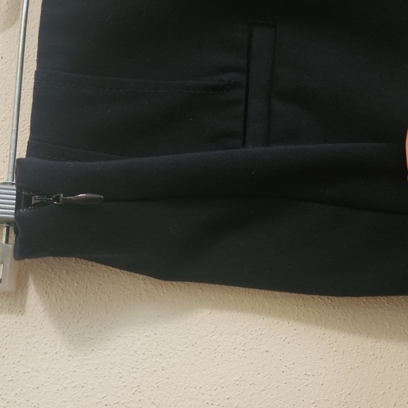 Black Talbots Curvy Size 10 Straight Leg Dress Pant with Side zipper - Picture 6 of 7